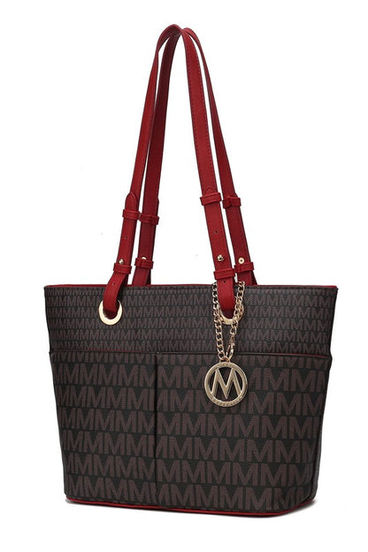 Mia K Fashion Collection Lori Printed Tote Bag Handbag - Tigbul's Variety Fashion Shop