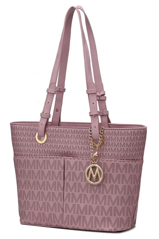 Mia K Fashion Collection Lori Printed Tote Bag Handbag - Tigbul's Variety Fashion Shop