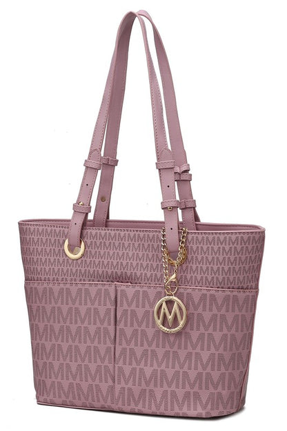 Mia K Fashion Collection Lori Printed Tote Bag Handbag - Tigbul's Variety Fashion Shop