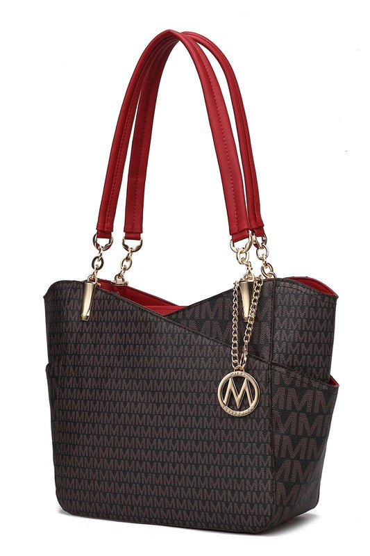 Mia K Fashion Collection Jules Printed Tote Handbag - Tigbul's Variety Fashion Shop