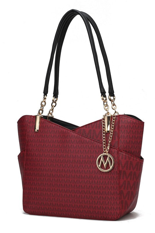 Mia K Fashion Collection Jules Printed Tote Handbag - Tigbul's Variety Fashion Shop