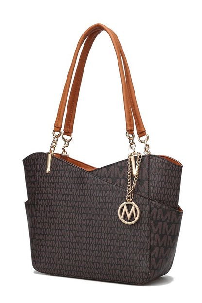 Mia K Fashion Collection Jules Printed Tote Handbag - Tigbul's Variety Fashion Shop