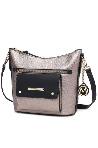 MKF Collection Serenity Color Block Crossbody Bag - Tigbul's Variety Fashion Shop