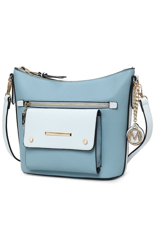 MKF Collection Serenity Color Block Crossbody Bag - Tigbul's Variety Fashion Shop