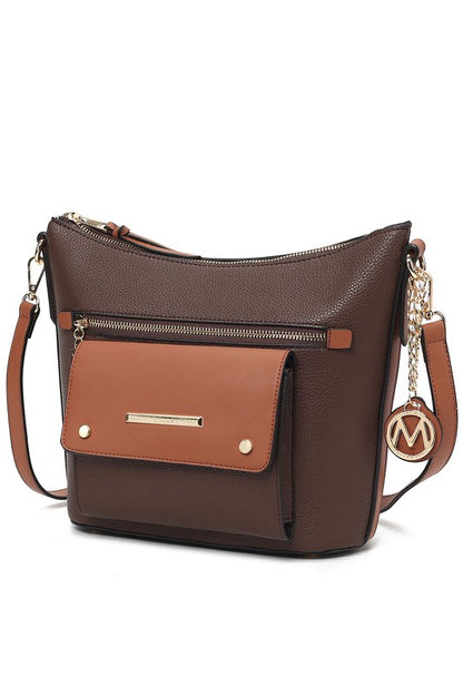 MKF Collection Serenity Color Block Crossbody Bag - Tigbul's Variety Fashion Shop