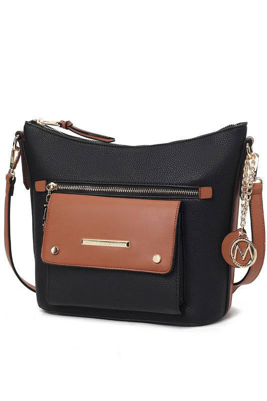 MKF Collection Serenity Color Block Crossbody Bag - Tigbul's Variety Fashion Shop