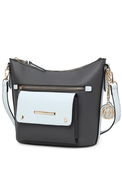 MKF Collection Serenity Color Block Crossbody Bag - Tigbul's Variety Fashion Shop