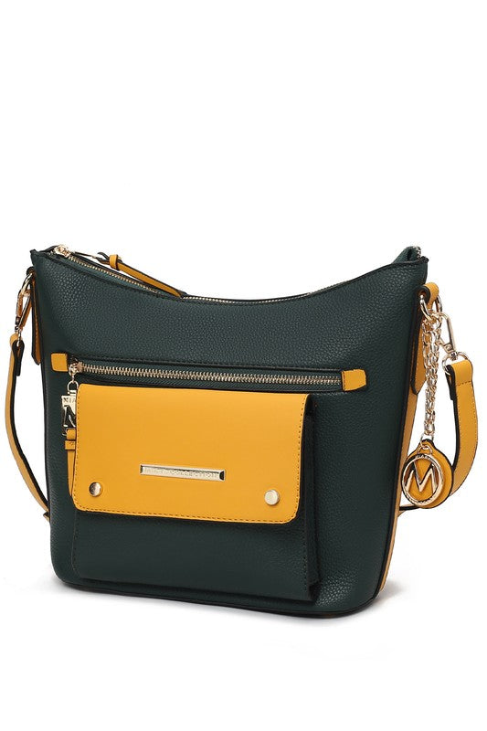 MKF Collection Serenity Color Block Crossbody Bag - Tigbul's Variety Fashion Shop