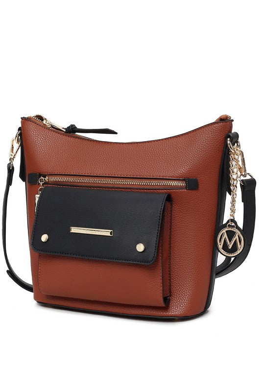 MKF Collection Serenity Color Block Crossbody Bag - Tigbul's Variety Fashion Shop