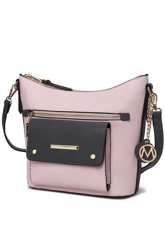 MKF Collection Serenity Color Block Crossbody Bag - Tigbul's Variety Fashion Shop