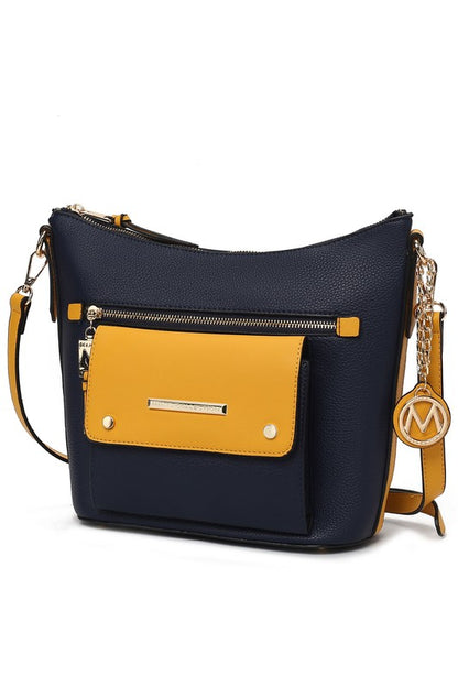 MKF Collection Serenity Color Block Crossbody Bag - Tigbul's Variety Fashion Shop