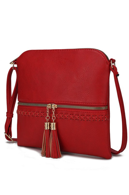 Red Corina crossbody by Mia K. MKF Collection - Tigbul's Variety Fashion Shop