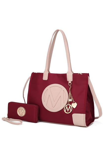 MKF Collection Louise Tote and Wallet Set - Tigbul's Variety Fashion Shop