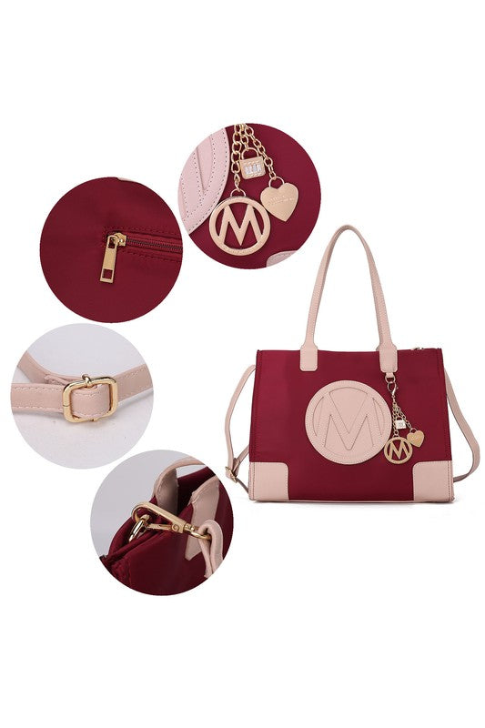 MKF Collection Louise Tote and Wallet Set - Tigbul's Variety Fashion Shop