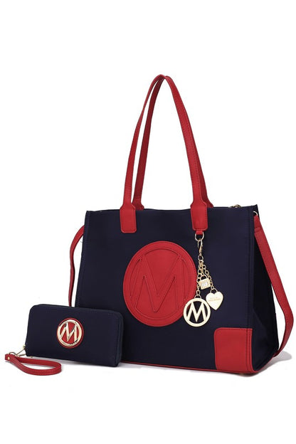 MKF Collection Louise Tote and Wallet Set - Tigbul's Variety Fashion Shop