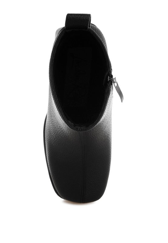 Poulin Faux Leather Chelsea Boots - Tigbul's Variety Fashion Shop