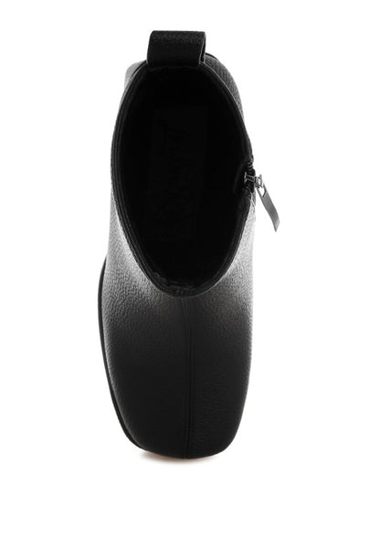 Poulin Faux Leather Chelsea Boots - Tigbul's Variety Fashion Shop