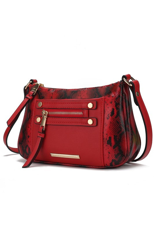 MKF Collection Essie Snake embossed Crossbody - Tigbul's Variety Fashion Shop