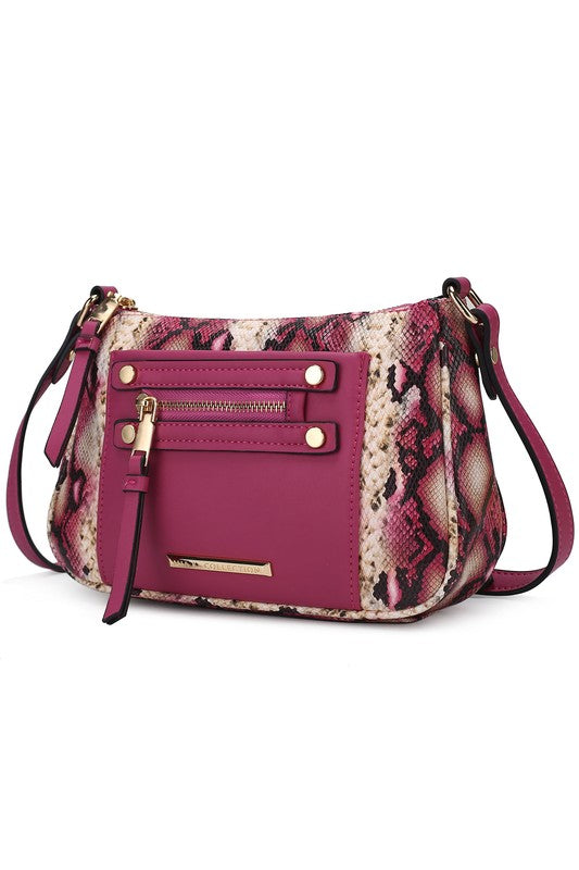 MKF Collection Essie Snake embossed Crossbody - Tigbul's Variety Fashion Shop