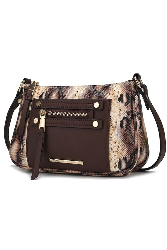 MKF Collection Essie Snake embossed Crossbody - Tigbul's Variety Fashion Shop