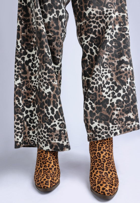 Lunara Leopard Print Block Heel Boots - Tigbul's Variety Fashion Shop