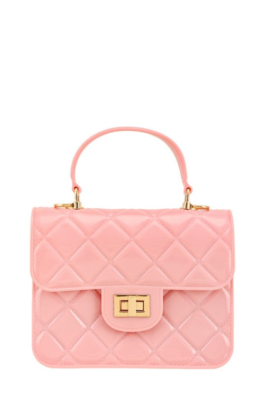 Diamond Quilted Cross Body Jelly Bag - Tigbul's Variety Fashion Shop