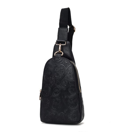 MKF Collection Millie  Embossed Sling bag by Mia K - Tigbul's Variety Fashion Shop