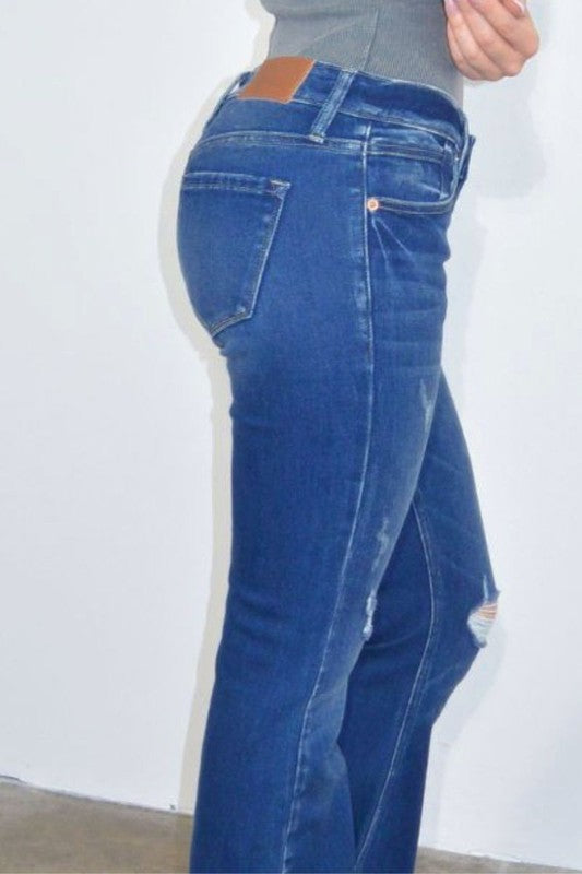 LOW RISE STRETCH VINTAGE FLARE - Tigbul's Variety Fashion Shop