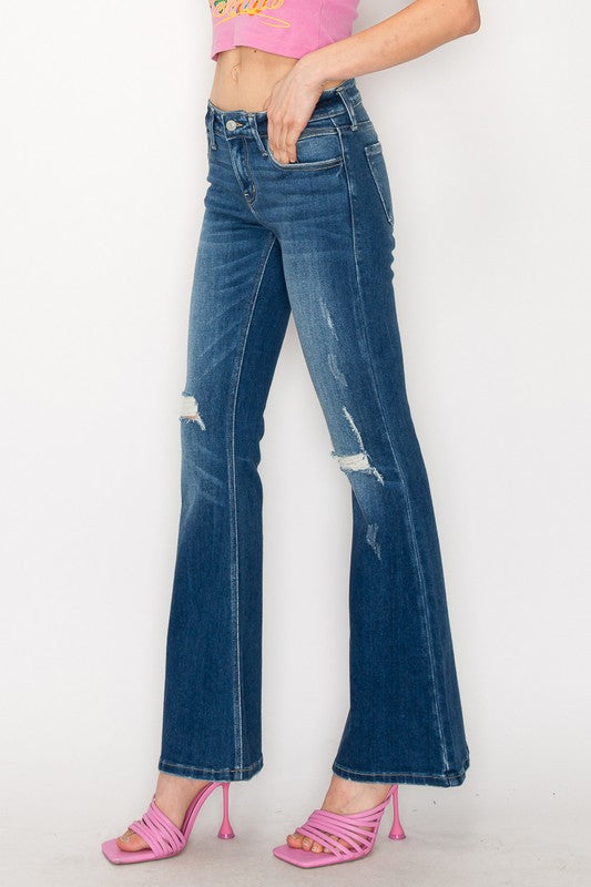LOW RISE STRETCH VINTAGE FLARE - Tigbul's Variety Fashion Shop