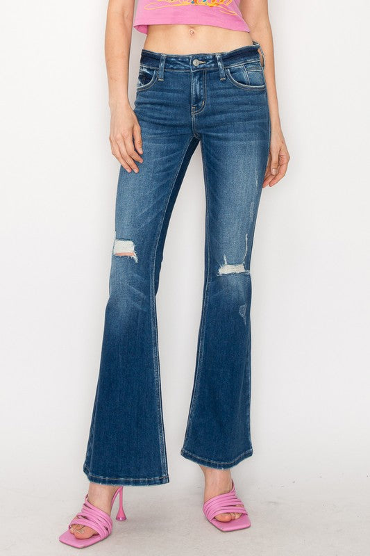 LOW RISE STRETCH VINTAGE FLARE - Tigbul's Variety Fashion Shop