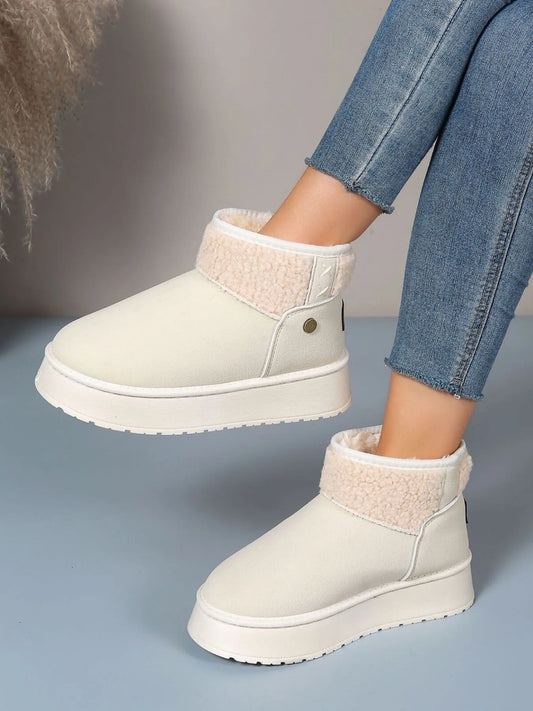 Platform Sherpa Lined Winter Boots - Tigbul's Variety Fashion Shop