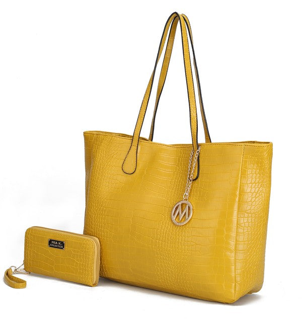 MKF Sadie Oversize Tote & Wallet Set by Mia K - Tigbul's Variety Fashion Shop