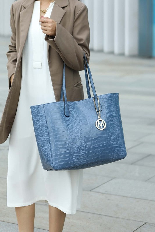 MKF Sadie Oversize Tote & Wallet Set by Mia K - Tigbul's Variety Fashion Shop