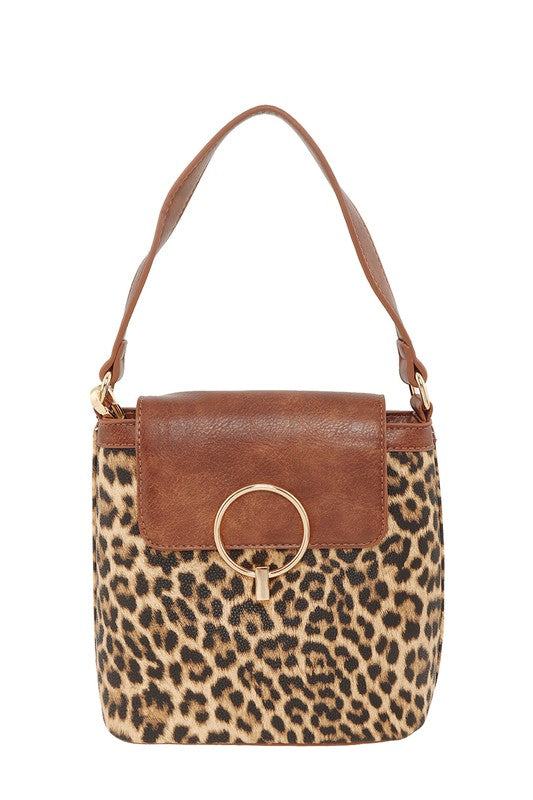 Leopard Print Crossbody Bag - Tigbul's Variety Fashion Shop