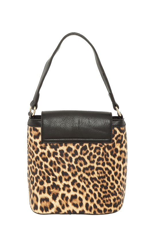 Leopard Print Crossbody Bag - Tigbul's Variety Fashion Shop