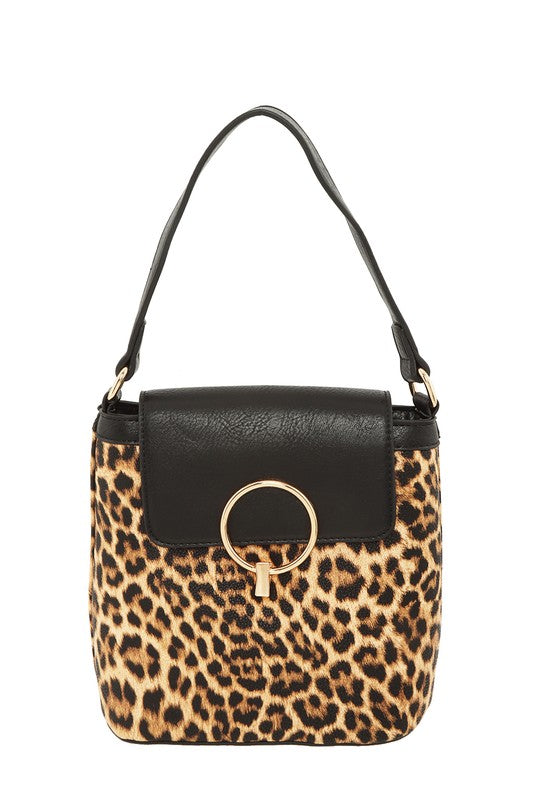 Leopard Print Crossbody Bag - Tigbul's Variety Fashion Shop