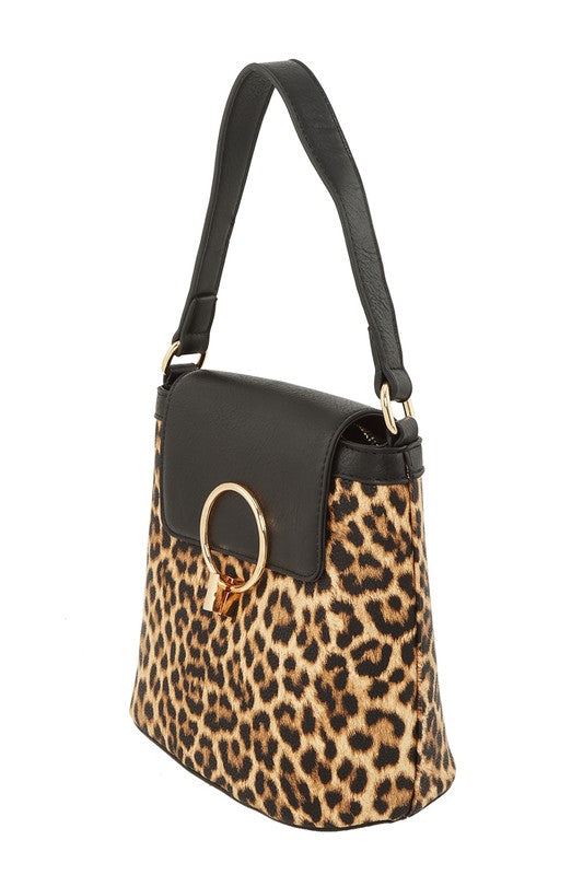 Leopard Print Crossbody Bag - Tigbul's Variety Fashion Shop