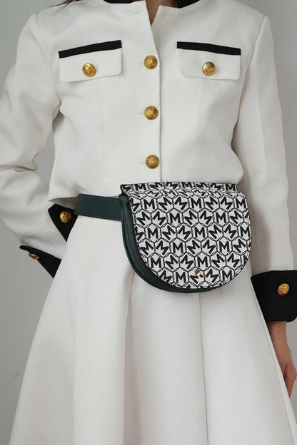 MKF Daksha Half Moon Belt Waist Bag by Mia K - Tigbul's Variety Fashion Shop