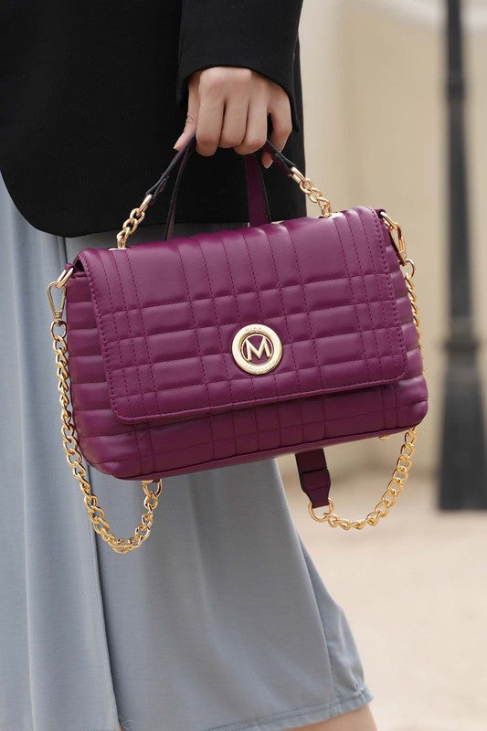 MKF Lola Quilted Women Shoulder Bag by Mia K - Tigbul's Variety Fashion Shop
