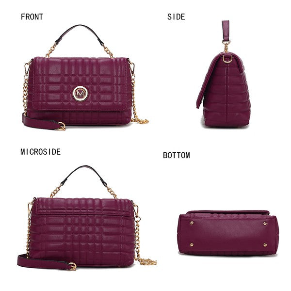 MKF Lola Quilted Women Shoulder Bag by Mia K - Tigbul's Variety Fashion Shop
