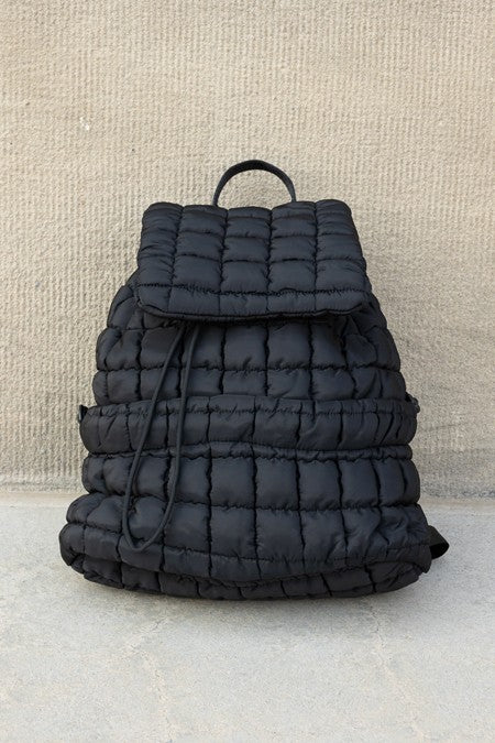 Stevie Quilted Puffer Backpack - Tigbul's Variety Fashion Shop