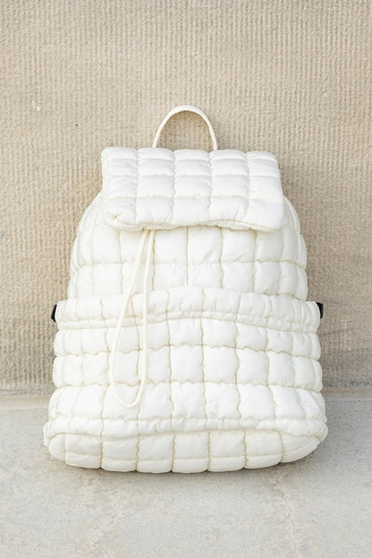 Stevie Quilted Puffer Backpack - Tigbul's Variety Fashion Shop