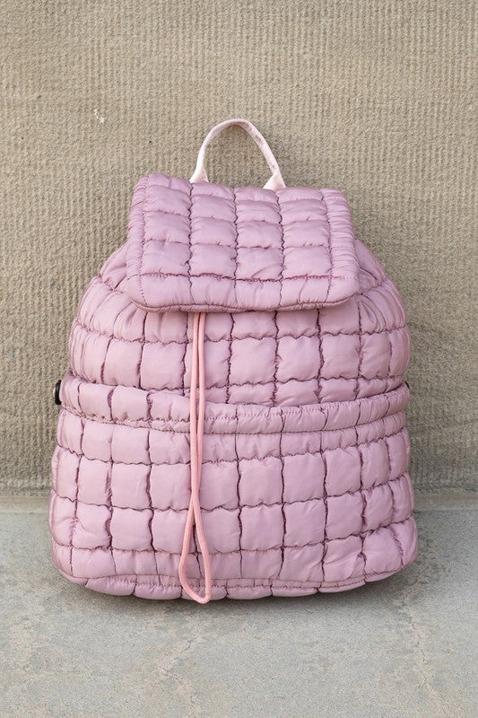 Stevie Quilted Puffer Backpack - Tigbul's Variety Fashion Shop