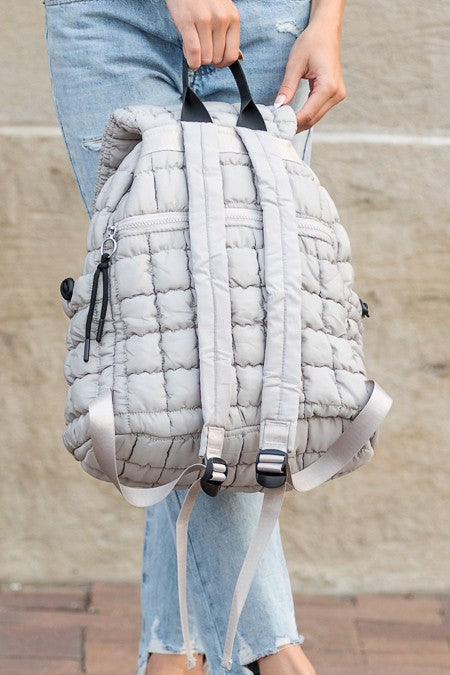 Stevie Quilted Puffer Backpack - Tigbul's Variety Fashion Shop