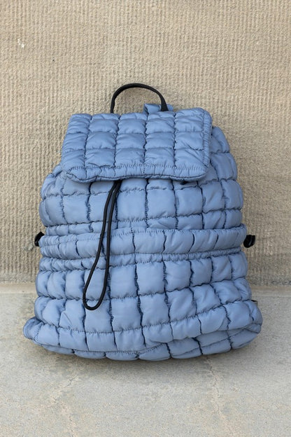 Stevie Quilted Puffer Backpack - Tigbul's Variety Fashion Shop