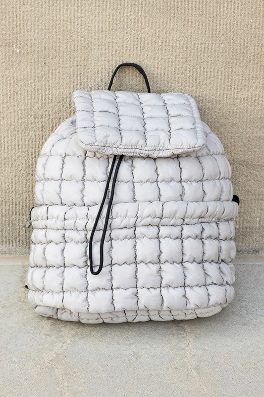 Stevie Quilted Puffer Backpack - Tigbul's Variety Fashion Shop