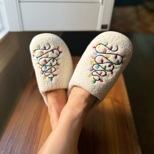 Size Small Precious Lit Coziest Slippers - Tigbul's Variety Fashion Shop