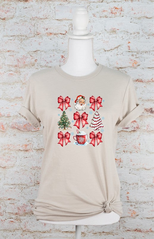 Coquette Christmas Holiday Graphic Tee - Tigbul's Variety Fashion Shop