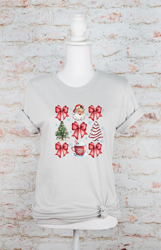 Coquette Christmas Holiday Graphic Tee - Tigbul's Variety Fashion Shop