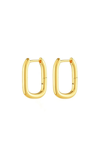 14K STAINLESS STEEL EVERYDAY HUGGIE EARRINGS - Tigbul's Variety Fashion Shop